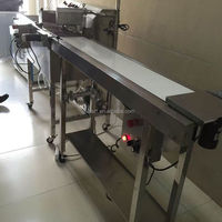 Machine automatique de mini-enrobage au chocolat / Machine à enrober le chocolat / Petite ligne d'enrobage au chocolat avec tunnel de refroidissement