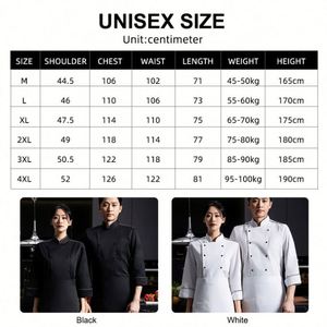 Unico Lr Uniforme Du Cuisinier Cooking Restaurant Kitchen Custom Waterproof Sell Hibachi White <b>Chef</b> Uniform Unisex - Product Image 3