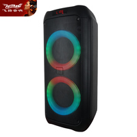 Altavoz Bluetooth de 2 Vías PARTY BT 2 WAY QURAN Combo PC PRO, Altavoz de Escritorio Doble de 6.5 Pulgadas, LED para Interiores, Iglesia, USB, Batería, Radio FM, Audio, RGB