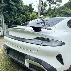 StarNav For 2024 SU7 Modification Rear Trunk Wing Spoiler <b>Decoration</b> Rear Trunk Lid Spoiler Tail Fin <b>Car</b> Accessories Style - Product Image 4