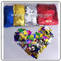 SITERUI SFX Vente Flash Confettis Argentés Réfléchissants et Brillants avec Effet Scénique pour Machine à Confettis de Fête