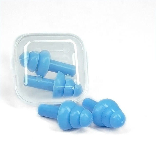 Waterproof Silicone Anti-Noise Earplugs for Sleep Sound Insulation Christmas Tree Shape Custom Logo Premium Packaging