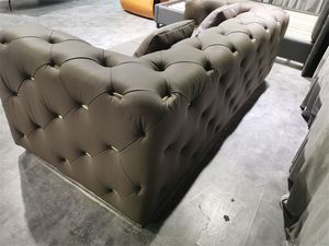 Ý sang trọng chesterfield sofa Set Modular Fancy Matte kỹ thuật vải với gỗ cho phòng khách hoặc căn hộ - Product Image 3