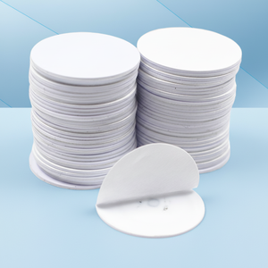 Etiquetas Adhesivas Mini RFID 125kHz TK4100 de PVC Impermeables, Tipo Moneda de 25mm, Etiquetas Inteligentes de Solo Lectura para Control de Acceso - Product Image 1