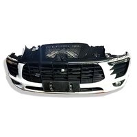 Ensemble complet de pare-chocs avant pour Porsche Macan 2014-2018 avec feux de jour à LED, feux antibrouillard et support de radiateur
