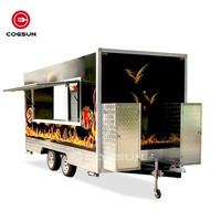 Remorques populaires de concession de fumeur de barbecue fait sur commande du marché des États-Unis à vendre camion de nourriture