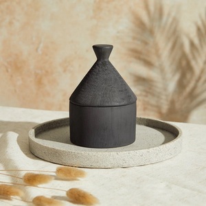 Bougie <span class=keywords><strong>Tajine</strong></span> simple en <span class=keywords><strong>terre</strong></span> <span class=keywords><strong>cuite</strong></span>, pot en argile naturelle, décoration de table - Product Image 5