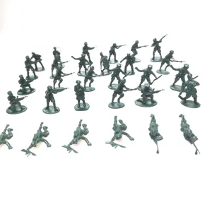 100pcs/pack Military Plastic Toy Soldiers Army Men Figures 12 Poses Gift