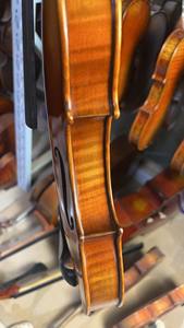SurpassMusica Maggini modèle <span class=keywords><strong>4</strong></span>/<span class=keywords><strong>4</strong></span> 3/<span class=keywords><strong>4</strong></span> 1/2 violon professionnel fait main violon solide épicéa érable esprit vernis cordes en nylon - Product Image 4