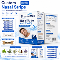 Kit de Démarrage OEM de Bandes Nasales Hydrogel Anti-Ronflement Invisibles pour une Respiration Facile – Personnalisables