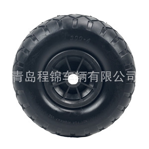 Pneu en mousse PU solide Qingdao Chengjin 300-4 pour véhicules utilitaires - Product Image 5