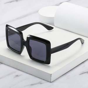 Gafas de Sol Cuadradas Extra Grandes de Moda Retro con Estampado de Leopardo Marrón para Mujer, Novedad de 2022 - Product Image 3