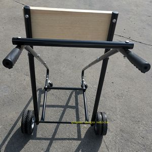 Chariot à <span class=keywords><strong>moteur</strong></span> <span class=keywords><strong>hors</strong></span>-<span class=keywords><strong>bord</strong></span> à 6 roues OEM personnalisable avec supports de support de <span class=keywords><strong>moteur</strong></span> en acier fermés Chariot à main de style nouveau haute stabilité - Product Image 3