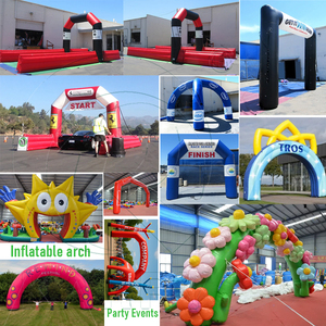 Vente directe d'usine, ballon publicitaire gonflable en PVC, arche gonflable personnalisée pour fête, arche gonflable de départ/arrivée pour événements - Product Image 6