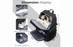 Sac à dos de skateboard personnalisé de grande capacité pour l'extérieur, avec port de charge USB, pour le sport et les voyages - Product Image 4