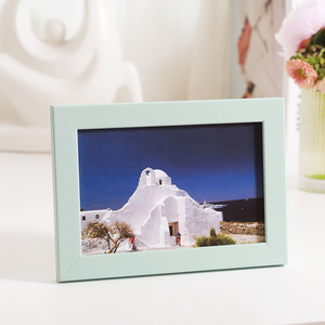 Cornice <span class=keywords><strong>Portafoto</strong></span> in Resina A4 da 6 Pollici, Design Moderno e Semplice, Montaggio a Tavolo e a Parete, Opzioni Multicolore - Product Image 3