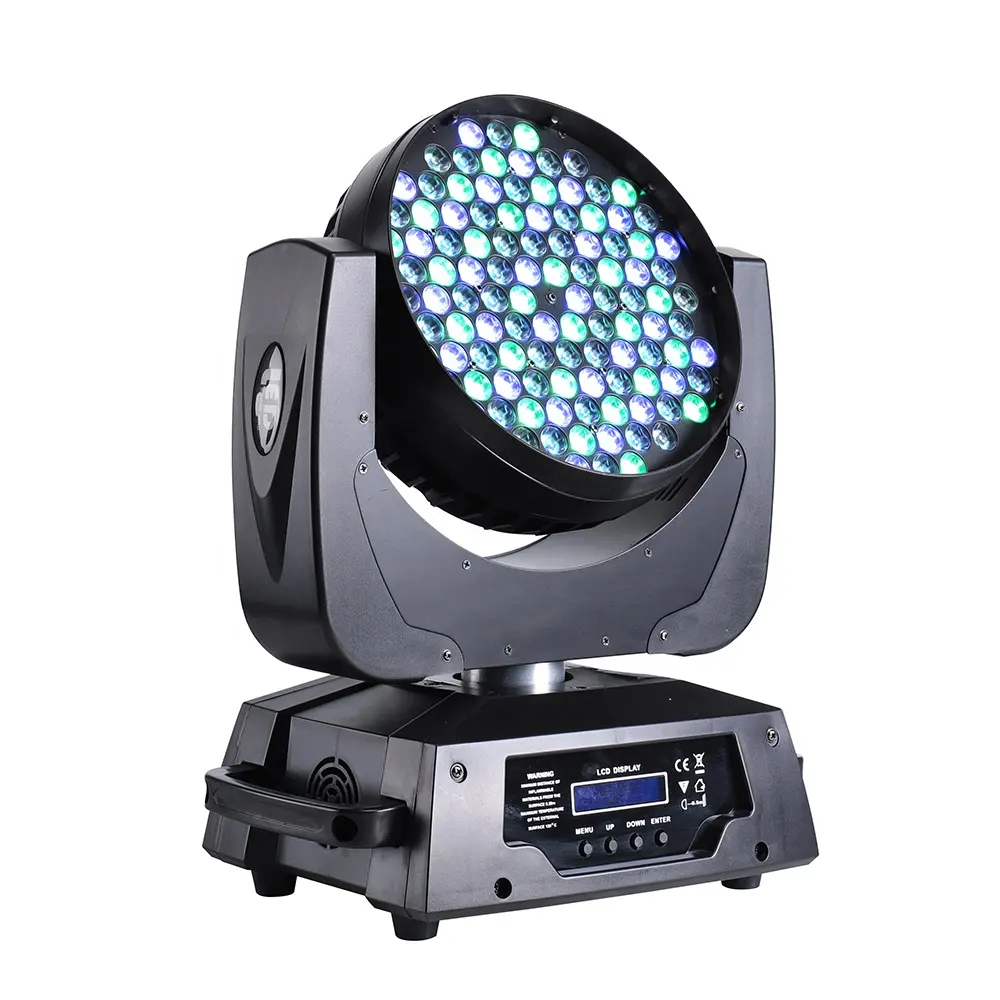 Lumière de scène dmx avec tête mobile, équipement dj bon marché 108x3W RGBW, éclairage led pour ktv, boîte de nuit, bar professionnel