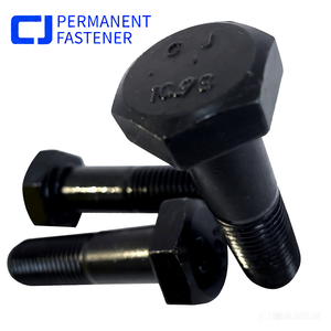 Parafusos Sextavados de Alta Resistência Classe 10.9 em Aço Liga com Acabamento Simples em Óxido Preto, Rosca UNC com Arruelas e Porcas GB/T1231-2024 - Product Image 6