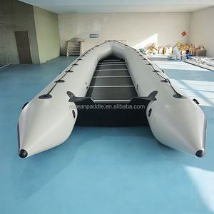 Bateau pneumatique robuste en PVC avec quille en aluminium et plusieurs chambres à <span class=keywords><strong>air</strong></span> pour les sports nautiques et les opérations de sauvetage - Product Image 5