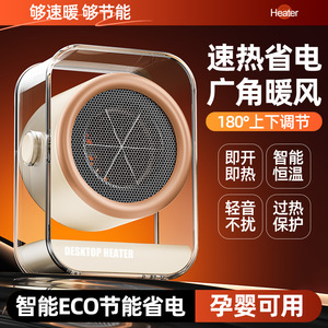 Calentador de escritorio Ichiya, calentador eléctrico con ventilador de cerámica de 220V para el hogar, oficina, dormitorio, baño, uso en invierno - Product Image 2