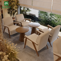 Meubles de restaurant chinois modernes, tables et chaises en bois pour cafés et salles à manger
