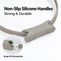Cercle de Pilates Détachable à Fixation Rapide, Poignée Antidérapante en Silicone, Emballage Plat pour Économie de Transport, Marque Privée, Logo Personnalisé, OEM