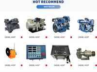 Weichai 6170 Voyage 617009000373 617009000374 ED211A8-4 Instrument de moniteur de moteur marin Diesel