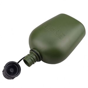 Botella de agua de lujo con muestra gratuita, con taza de camping integrada y tapa, para bolsa de emergencia, equipo de bushcraft, kit de cantimplora metálica. - Product Image 1
