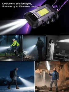 Unihertz Hike 8849, Teléfono Inteligente Resistente con Android 14, Linterna de 1200 Lúmenes y 200 Metros, 23800 mAh, 12 GB + 512 GB, CPU G200, Altavoz Dual - Product Image 4