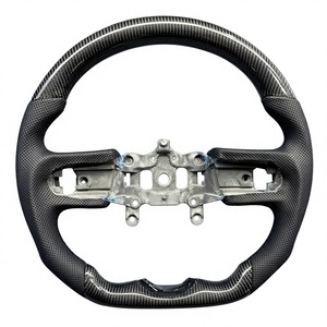 Volante Deportivo de 3 Radios de Fibra de Carbono, Compatible con Jeep Wrangler JL 2018-2024 Sahara Sport <span class=keywords><strong>Rubicon</strong></span> - Product Image 2