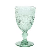 Reliëf Vintage Glazen Beker Effen Veelkleurige Geperste Glans Patroon Wijn Duurzaam Stijlvol Milieuvriendelijk Machinaal Gemaakt Feest