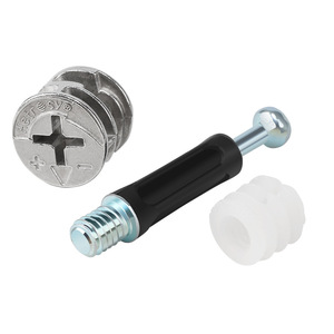 Jiufa Furniture Connector Screw Zinc Alloy Nickel Plating Easy Installation For Cabinet <b>Wardrobe</b> Assembly Parts - Product Image 4