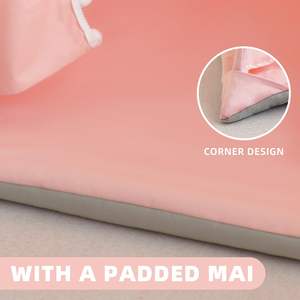 Venta al por mayor de Interior de fábrica al por mayor OEM barato tienda de campaña de juguete indio de madera niños jugar casa tipi <span class=keywords><strong>para</strong></span> niños juegos con estera - Product Image 4