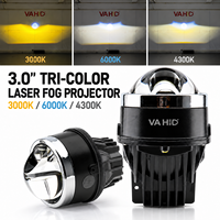 Feux antibrouillard LED pour Toyota RAV4 2005-2018, projecteur laser tricolore, faisceau haut et bas, pare-chocs avant, rétrofit OEM ODM, personnalisation