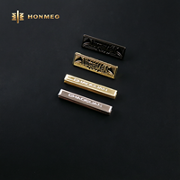 HONMEO OEM ODM Étiquette Métallique Personnalisée en Alliage de Zinc pour Vêtements, Chaussures, Sacs, Jeans – Logo Personnalisé