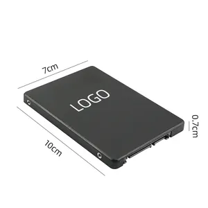 Disesuaikan 2.5 ''SATA3 SSD kinerja Hard Drive kapasitas 256 GB 3D Nand memori Flash Internal plastik penutup penggunaan industri