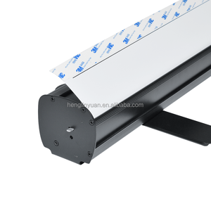 Black Roll <strong>up</strong> <strong>Banner</strong> 85x200 Pull <strong>up</strong> <strong>Banners</strong> Backdrop Stand Luxury Roll <strong>up</strong> <strong>Banners</strong> Display Background - Product Image 1