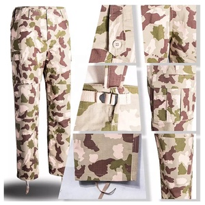 Hombres Poliéster Algodón <span class=keywords><strong>Desierto</strong></span> Camuflaje Entrenamiento Táctico BDU Uniforme - Product Image 4