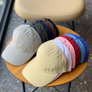 Gorra de Béisbol Deportiva Personalizada al por Mayor, OEM ODM, Transpirable, Impermeable, de Malla de Poliéster, con Orificios Cortados con Láser, Ajustable - Product Image 5