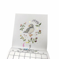 Impression de calendriers muraux sur mesure en reliure à points, disponible en papier couché de type art