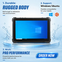 Tablet PC Resistente con Windows 11 en Oferta, Tablet Resistente con RFID, Escáner de Códigos de Barras 1D y 2D con NFC