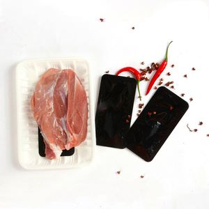 Biodegradable <b>PLA</b> Film Soaker Super Absorbent Meat Pad for Food Packaging - Product Image 2