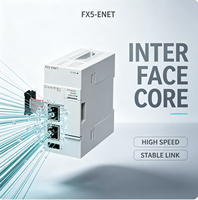 Módulo Ethernet FX5-ENET Agrega Segundo Puerto LAN para PLC FX5U, Red Industrial
