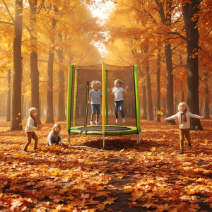 Trampoline de fitness pliable de qualité commerciale de 5 pieds, en acier durable et en PVC, pour les sports d'intérieur et d'extérieur, pour les enfants et les adultes - Product Image 2