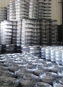 <span class=keywords><strong>Rouleau</strong></span> de clôture de champ de fil de noeud fixe XG galvanisé à chaud clôture de cheval de chèvre treillis métallique mouton bétail fil Grille de ferme - Product Image 2