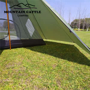 MCETO Tente intérieure en maille pyramidale ultralégère pour l'extérieur <span class=keywords><strong>Moustiquaire</strong></span> pyramidale pour TX400PRO Tente <span class=keywords><strong>Tipi</strong></span> Équipement de camping pour sac à dos - Product Image 5