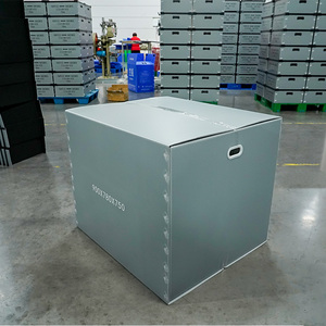 Wholesale Widely Used Stackable Storage Pp Corrugated <strong>Plastic</strong> <strong>Totes</strong> Moving Logistics Turnover Box - Product Image 1