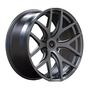 New Style 20 21 Inch 12 Spoke 1-PC Custom Dark Grey Forged Alloy Wheel Rims For Ford Ranger 6x139.7