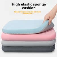 Coussin de siège de voiture en mousse à mémoire de forme haute densité en soie de lait, best-seller transfrontalier, très résistant, pour chaise de bureau carrée