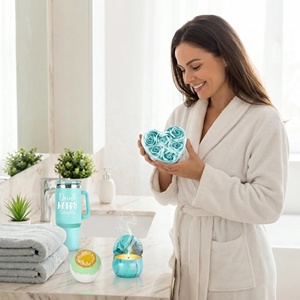 Lussuosa Confezione Regalo Spa Personalizzata per Cura Personale e Pronta Guarigione, con Coperta in Flanella e Tumbler da 40 oz, per Natale, Festa della Mamma - Product Image 5